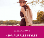 20% Extra-Rabatt On Top auf das komplette Sortiment inkl. Sale-Artikel bei Lascana