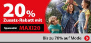 20% Extra-Rabatt On Top auf Kindermode bei Spiele Max