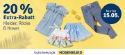 20% Extra-Rabatt On Top auf Kleider, R&ouml;cke und Hosen im MyToys Shop