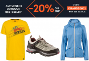 20% Extra-Rabatt On Top auf Outdoor Bestseller bei SportScheck