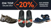 20% Extra-Rabatt On Top auf Sandalen im SportScheck Shop