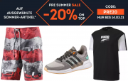 20% Extra-Rabatt On Top auf Sommerartikel der Vorsaison bei SportScheck