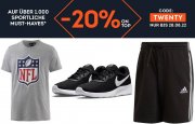 20% Extra-Rabatt On Top auf sportliche Must-Haves bei SportScheck