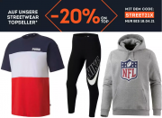 20% Extra-Rabatt On Top auf Streetwear Topseller bei SportScheck