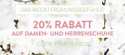 20% Extra-Rabatt On Top auf &uuml;ber 54.000 Damen- und Herrenschuhe im Mirapodo Shop