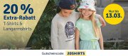 20% Extrarabatt auf bereits reduzierte T-Shirts, Langarmshirts und Tops im MyToys Shop