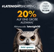 -20% im Latenightshopping bei Galeria Kaufhof