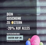 20% Oster-Rabatt auf Alles im Kappa-Shop