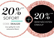 20% Rabatt + 20% f&uuml;r den n&auml;chsten Einkauf bei Douglas