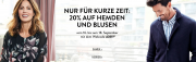 20% Rabatt auf alle Blusen und Hemden f&uuml;r Damen und Herren im Adler Shop