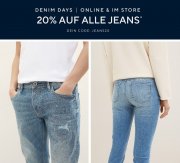 20% Rabatt auf alle Jeans bei Tom Tailor