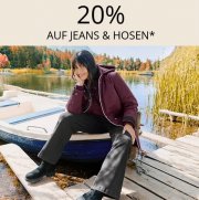 20% Rabatt auf alle Jeans & Hosen bei Sheego
