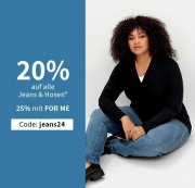 20% Rabatt auf alle Jeans & Hosen f&uuml;r Damen bei Sheego