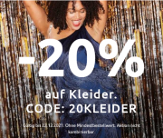 20% Rabatt auf alle Partykleider bei Bonprix