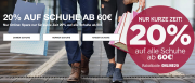 20% Rabatt auf alle Schuhe im Reno Shop