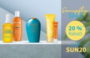 20% Rabatt auf alle Sonnenpflege- und Selbstbr&auml;uner-Produkte im Parfuemerie Shop