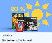 20% Rabatt auf alle Spielwaren, Filme, Software, Schreibwaren, H&ouml;rb&uuml;cher und mehr bei Thalia
