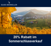 20% Rabatt auf alle Weine im Sommerschlussverkauf in Silkes Weinkeller