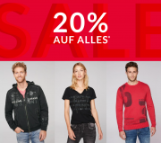 20% Rabatt auf ALLES bei CAMP DAVID & SOCCX