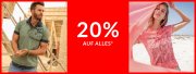 20% Rabatt auf ALLES im CAMP DAVID & SOCCX Shop