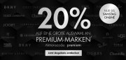 20% Rabatt auf alles im Premium-Marken Sale im Galeria Karstadt Kaufhof Shop