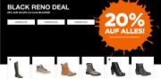 20% Rabatt auf ALLES im Reno Shop
