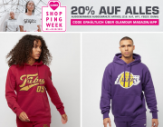 20% Rabatt auf alles inkl. bereits reduzierte Sale-Artikel bei Snipes