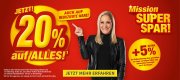 20% Rabatt auf ALLES inkl. bereits reduzierte Ware im POCO Shop