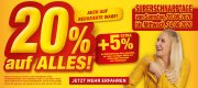 20% Rabatt auf ALLES inkl. bereits reduzierte Ware im POCO Shop