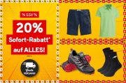 20% Rabatt auf ALLES inkl. Sale + gratis Versand im Vorteilshop