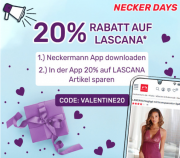 20% Rabatt auf alles von Lascana in der Neckermann App