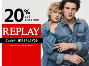 20% Rabatt auf alles von Replay bei Jeans Direct