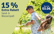 20% Rabatt auf Artikel der Kategorie Sand- & Wasserspa&szlig; im MyToys Shop