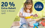 20% Rabatt auf Artikel der Kategorie Sand- & Wasserspa&szlig; sowie Bademode im MyToys Shop