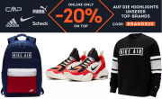20% Rabatt auf ausgew&auml;hlte Artikel von Puma, Nike, Adidas usw. im SportScheck Shop