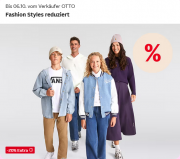 20% Rabatt auf ausgew&auml;hlte Fashion Styles bei Otto