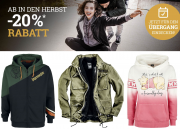 20% Rabatt auf ausgew&auml;hlte Herbst Mode im EMP Shop