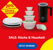 20% Rabatt auf ausgew&auml;hlte K&uuml;chen- und Haushaltsartikel bei Lidl