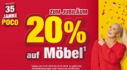 20% Rabatt auf ausgew&auml;hlte M&ouml;bel bei POCO