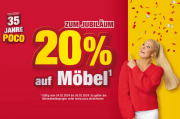 20% Rabatt auf ausgew&auml;hlte M&ouml;bel bei POCO