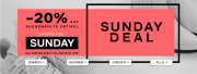 20% Rabatt auf ausgew&auml;hlte Schuhe f&uuml;r Damaen, Herren und Kinder im Deichmann Shop