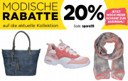 20% Rabatt auf ausgew&auml;hlte Schuhe, Taschen und Accessoires der aktuellen Kollektion im Reno Shop