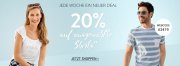 20% Rabatt auf ausgew&auml;hlte Shirts im Adler Shop