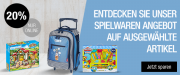 20% Rabatt auf ausgew&auml;hlte Spielwaren-Artikel im Galeria Kaufhof Shop