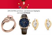 20% Rabatt auf ausgew&auml;hlte Uhren & Schmuck Highlights im Valmano Shop