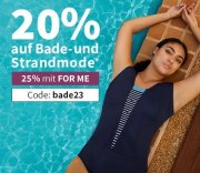 20% Rabatt auf Bademode & Strandbekleidung bei Sheego