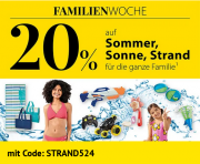 20% Rabatt auf Bademode und Strandartikel f&uuml;r die ganze Familie bei NKD