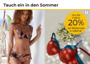 20% Rabatt auf Bademode & W&auml;sche bei Baur