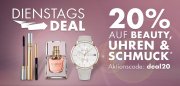 20% Rabatt auf Beauty, Uhren und Schmuck im Galeria Karstadt Kaufhof Shop