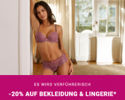 20% Rabatt auf Bekleidung & Lingerie bei Lascana